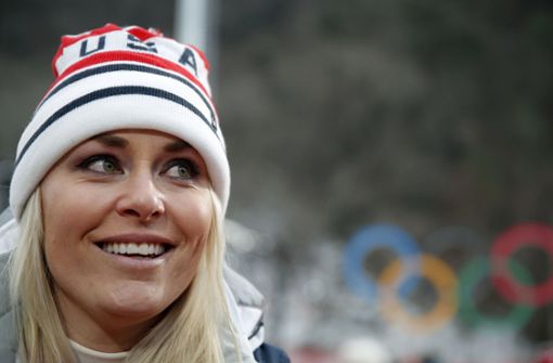 Ski-Star Lindsey Vonn hat bei Olympia 2018 Bronze in der Abfahrt gewonnen. Foto: AP