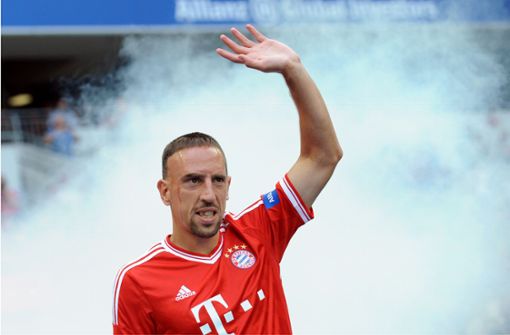 Seit 2007 spielt Franck Ribéry im Trikot von Bayern München. Jetzt nimmt er Abschied. Foto: dpa
