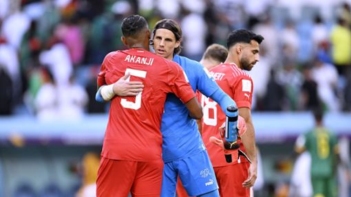 Die Schweizer Nationalmannschaft bei der WM in Katar. Foto: IMAGO/Laci Perenyi/IMAGO/Laci Perenyi