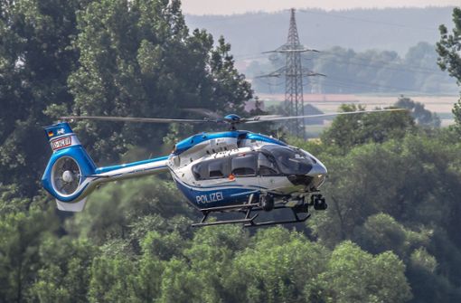 Zur Fahndung nach dem Brandstifter setzte die Polizei einen Hubschrauber ein. Foto: Archiv (Airbus Helicopters)