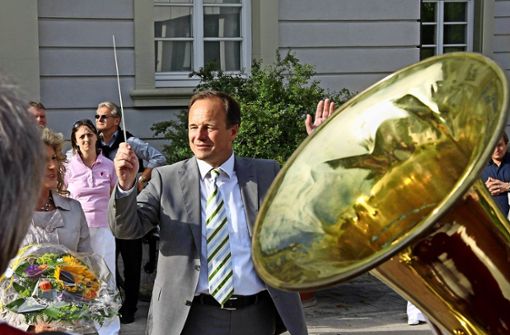 Werner Spec – hier nach seiner Wiederwahl 2011 –   gibt am liebsten einen flotten Takt vor. Foto: factum/Archiv