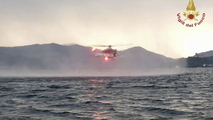 Unglück auf dem Lago Maggiore in Italien: Touristen-Boot bei Unwetter gekentert: Vier Menschen tot