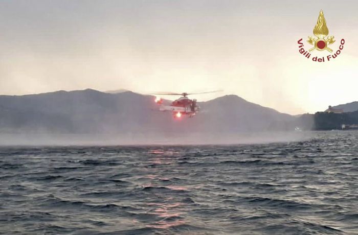 Unglück auf dem Lago Maggiore in Italien: Touristen-Boot bei Unwetter gekentert: Vier Menschen tot