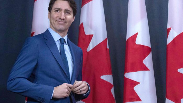 Kanadischer Premier bekommt Kurzauftritt