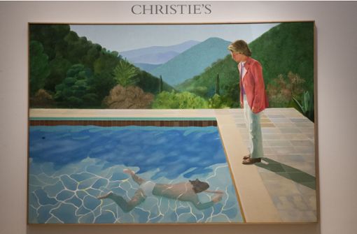 Voller Hoffnung auf eine lebhafte Auktion hat das Auktionshaus Christie’s eines der berühmtesten Gemälde von David Hockney eingeschätzt. Foto: dpa