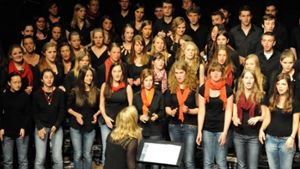 Der große Chor des Fanny-Leicht-Gymnasiums präsentiert den Elias in der Stadtkirche. Foto: Kratz