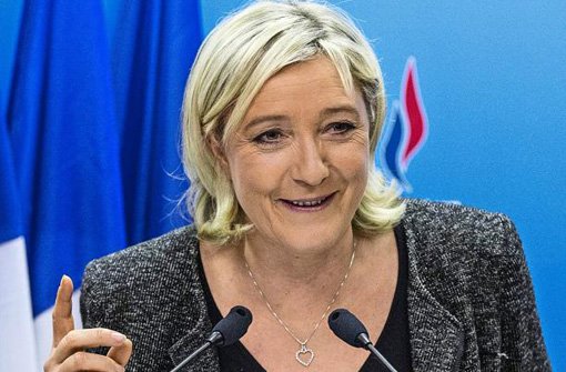 FN-Chefin Marine Le Pen sieht nach dem Erfolg ihrer Partei eine „große, regionale Kraft geboren.“ Foto: dpa