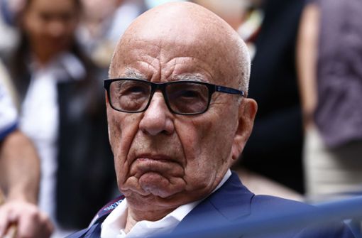 Der Medienzar Rupert Murdoch: Hinter seiner Stirn reift immer eine Strategie. Foto: dpa