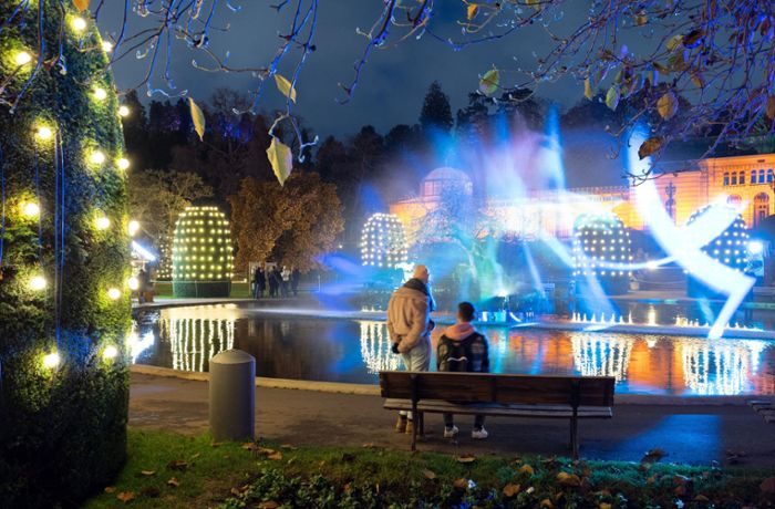 „Christmas Garden“ in Deutschland: Lichtergärten trotzen der Energiekrise – auch in Stuttgart