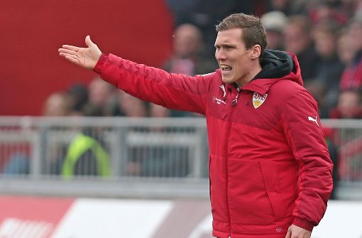 VfB-Trainer Hannes Wolf will seine Erfolgsserie fortsetzen. Foto: Pressefoto Baumann
