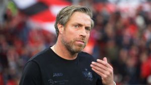 War für sieben Pflichtspiele Cheftrainer des VfB: Michael Wimmer. Foto: Pressefoto Baumann/Hansjürgen Britsch
