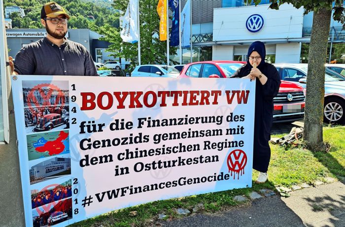 Aktion für Menschenrechte: Stiller Protest gegen VW