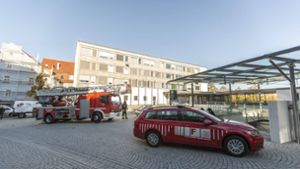 Die Feuerwehr musste im Rathaus Waiblingen einen  kleineren Brand löschen. Foto: 7aktuell.de/Simon Adomat