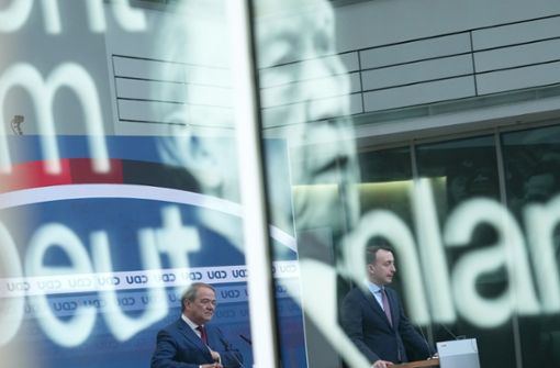 Gesucht wird ein weiterer Nachfolger von Konrad Adenauer – in der zweiten Januarhälfte erfolgt auf einem Parteitag in Hannover die Kür. Foto: dpa/Kay Nietfeld