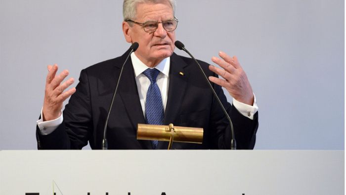 Joachim Gauck mit Hayek-Preis geehrt