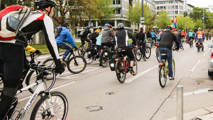 100 Teilnehmer fordern ein besseres Radwegenetze