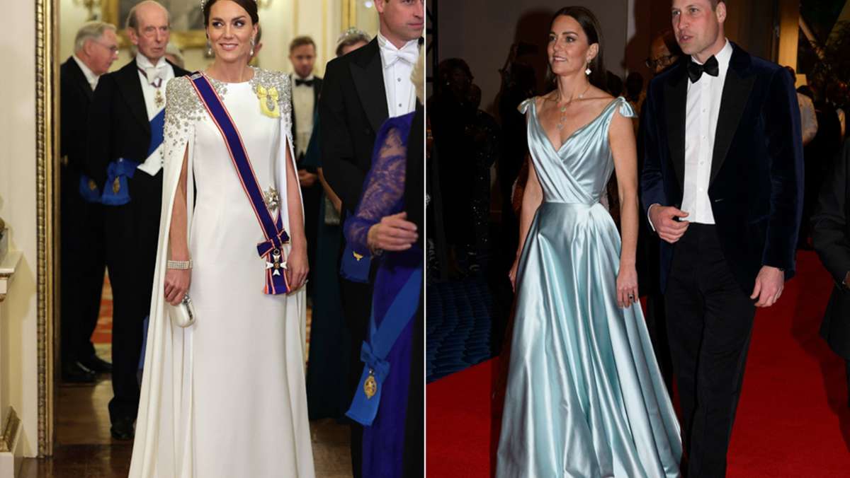 Prinzessin Kate: Ihre Abendkleider aus der Brautmoden-Abteilung