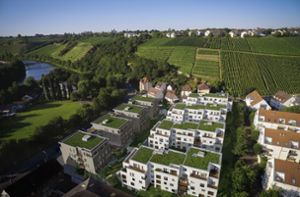 Gelände der ehemaligen Bettfedernfabrik: Urban wohnen am Fluss und an Weinbergen