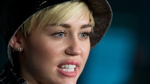 Verschnupft: Miley Cyrus hat sich erkältet. Foto: dpa