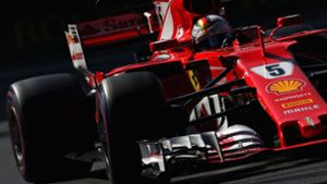 Sebastian Vettel startet beim Grand Prix von Mexiko von der Pole Position. Foto: GETTY IMAGES NORTH AMERICA