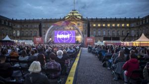 2100 Gäste haben am Donnerstagabend die ausverkaufte „Tatort“-Premiere beim zwölften SWR-Sommerfestival auf dem Schlossplatz erlebt. Foto: Lichtgut/Julian Rettig