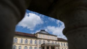 In einer Dehnfuge des Schlosses Hohenheim sind Schadstoffe entdeckt worden. Foto: dpa