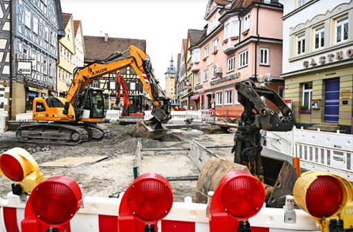Einige Händler  finden, dass die Aktionen zur Belebung der Fußgängerzone  während der Bauphase nicht zünden. Foto: Werner Kuhnle
