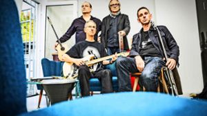 Die Rockband Erika51, von links: Klaus Pfeiffer, Georg Stock, Steffen Moddrow und Lupe Wolf Foto: Lichtgut/Julian Rettig