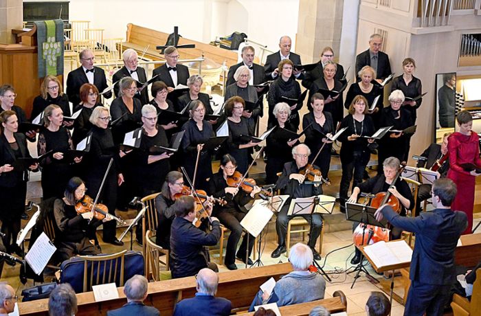 Konzert der Marbacher Kantorei: Mit Mozart auf dem Glaubensweg