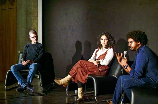 Anselm Böhmer (links), Atraa Al-Hashimi und Teame Habtemariam auf dem Podium Foto: Simon Granville