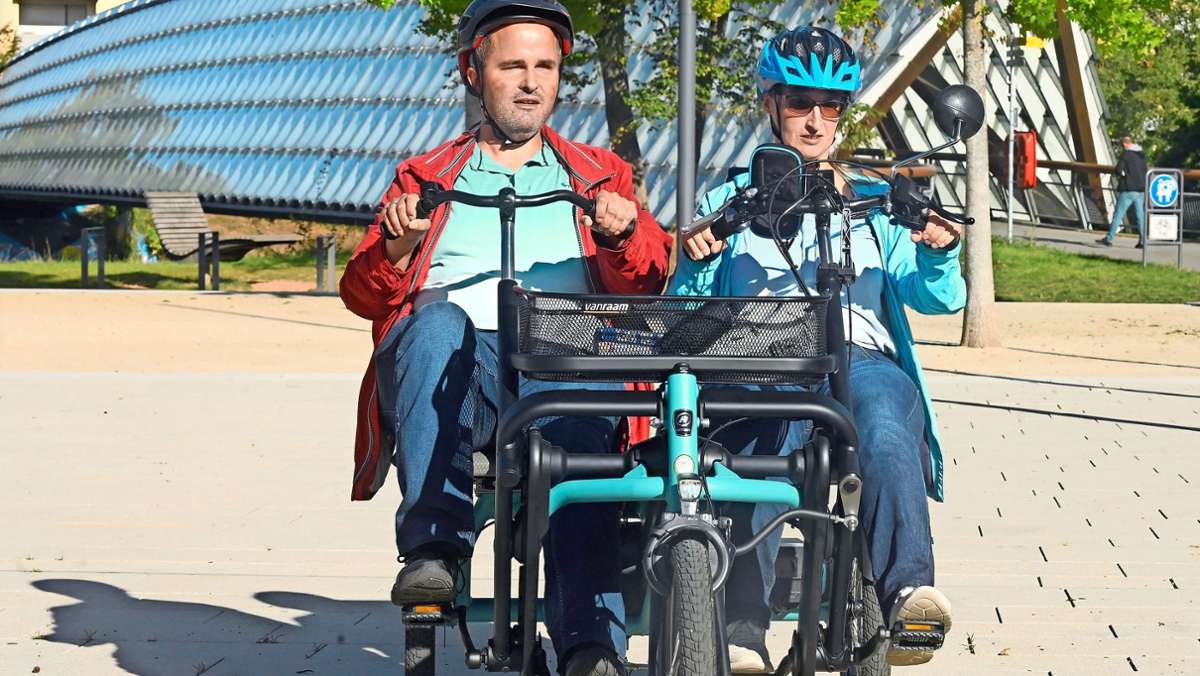 Spendenaktion für ein Dreiradtandem: Herzenswunsch zweier Ludwigsburger wird wahr