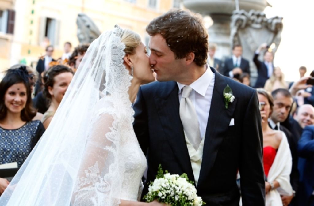 Prinz Amedeo, der Neffe des belgischen Königs, hat in Rom eine italienische Journalistin geheiratet.