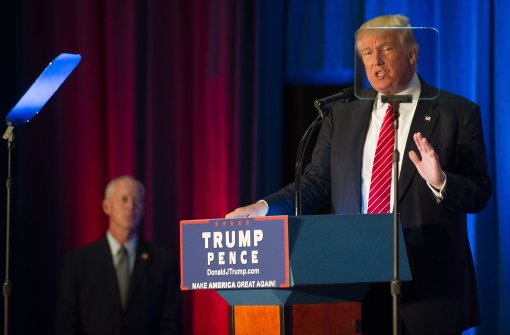 US-Präsidentschaftskandidat Donald Trump hat die deutsche Einwanderungspolitik kritisiert. Foto: GETTY IMAGES NORTH AMERICA