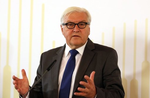 Der deutsche Außenminister Frank-Walter Steinmeier (SPD) auf der Westbalkan-Konferenz in Wien. Foto: AP