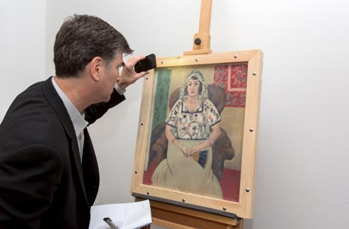 Das Matisse-Gemälde Sitzende Frau Foto: Wolf Heider-Sawall/Art Recovery Group/dpa