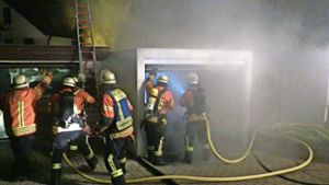 Die Feuerwehr in Ditzingen hat eine unruhige Nacht