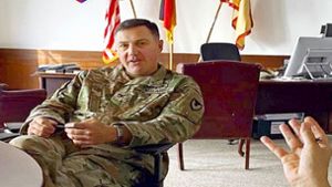 Colonel Matt Ziglar hat seinen Amtssitz in der Böblinger Panzerkaserne. Foto: US Army