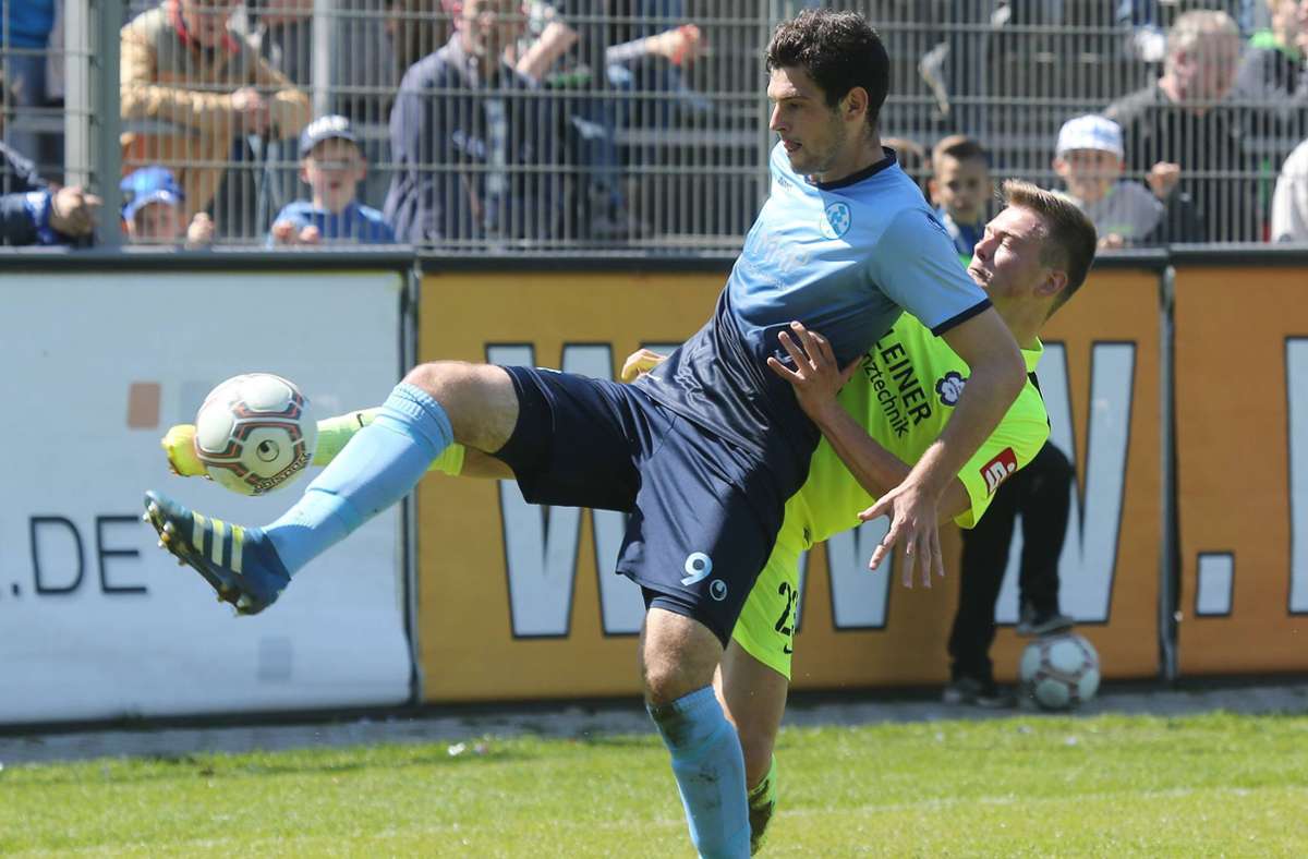 Luca Pfeiffer schnürte einst die Kickschuhe für die Stuttgarter Kickers. Foto: imago/Sportfoto Rudel/Herbert Rudel