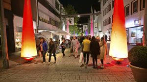 Mit Aktionen wie der langen Einkaufsnacht „Esslingen funkelt“ demonstriert die Stadt ihre Attraktivität als Einzelhandelsstandort. Foto: Roberto Bulgrin