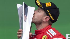 Große Freude bei Sebastian Vettel Foto: The Canadian Press/AP