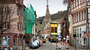 Die Sperrung des nördlichen Altstadtrings in der vergangenen Woche hat einen Vorgeschmack auf das Kommende gegeben. Foto: Horst Rudel
