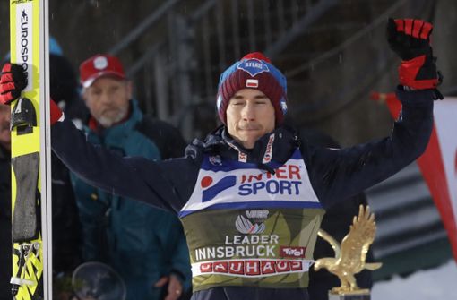 Kamil Stoch gewann das Springen in Innsbruck. Foto: AP