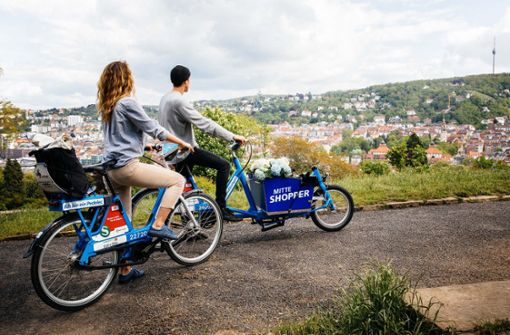 An derzeit 255 Stationen in und um Stuttgart  können mehr als 1700 Fahrräder verschiedenster Art ausgeliehen werden. Foto: DB Connect/Fabian Freitag
