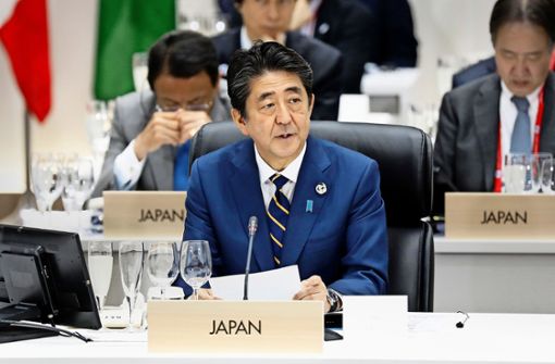 Gastgeber des G-20-Gipfels ist der japanische Ministerpräsident Shinzo Abe. Foto: Getty