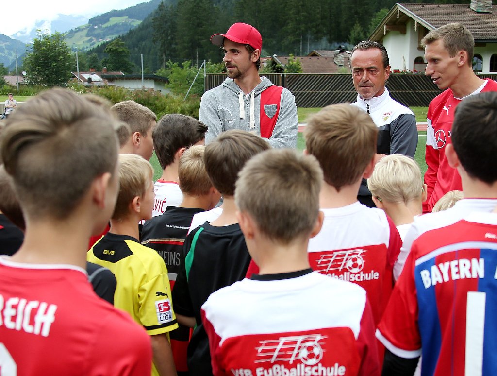 Der VfB Stuttgart im Trainingslager in Mayrhofen.