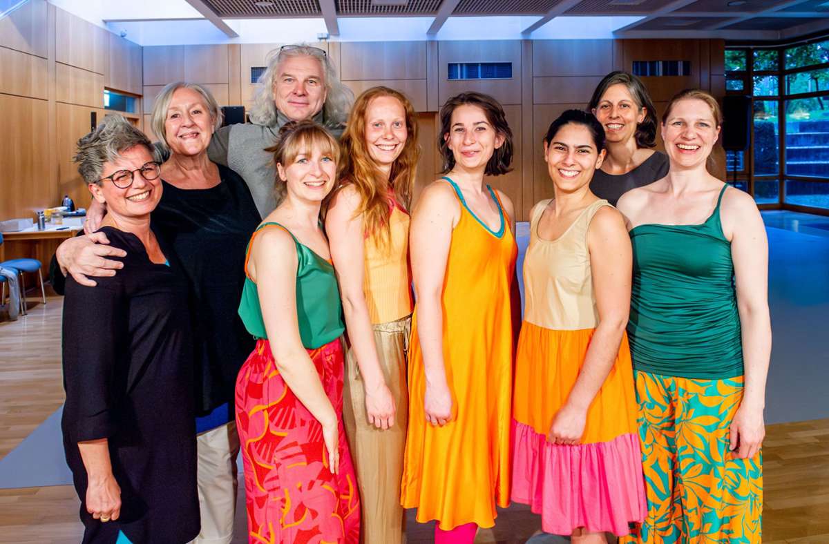 Monika Heber-Knobloch (zweite von links) und ihr Andas-Ensemble. Foto: Eibner-Pressefoto/Sandy Dinkelacker