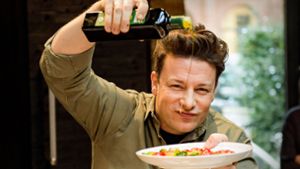Darf’s ein bisschen weniger sein? Der britische Starkoch Jamie Oliver Foto: dpa/Axel Heimken