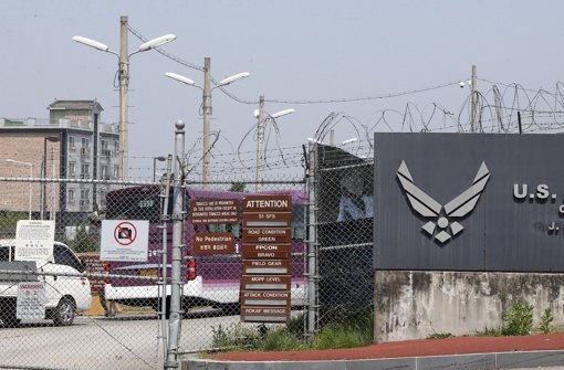Auch die US-amerikanische Militärbasis Pyeongtaek in Südkorea bekam  Anthrax-Post. Foto: dpa