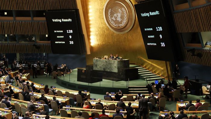 UN verurteilt US-Entscheidung
