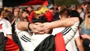 Deutschland-Fans teilen Schläge aus
